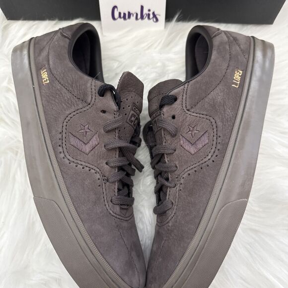 Converse CONS Louie Lopez Pro Low Men Sz 8.5 Coffee Nut Gum Skate Shoes 172628C - Picture 2 of 11